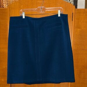 Ann Taylor Blue Pencil Skirt